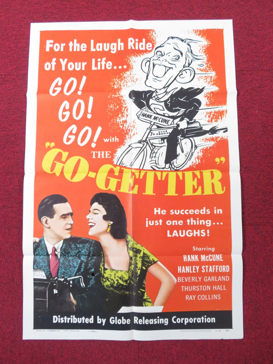 THE GO - GETTER FOLDED US ONE SHEET POSTER HANK MCCUNE HANLEY STAFFORD 1956 Rendezvous Cinema Movie posters