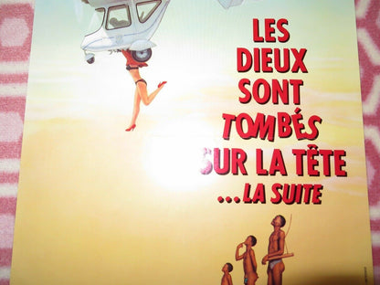 THE GODS MUST BE CRAZY 2 BELGIUM (13"x 19.5") POSTER N!XAU LENA FARUGIA 1980 - Rendezvous Cinema