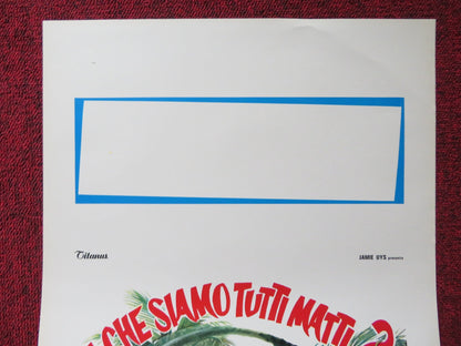THE GODS MUST BE CRAZY - B ITALIAN LOCANDINA POSTER MARIUS WEYERS 1980 Rendezvous Cinema Movie posters