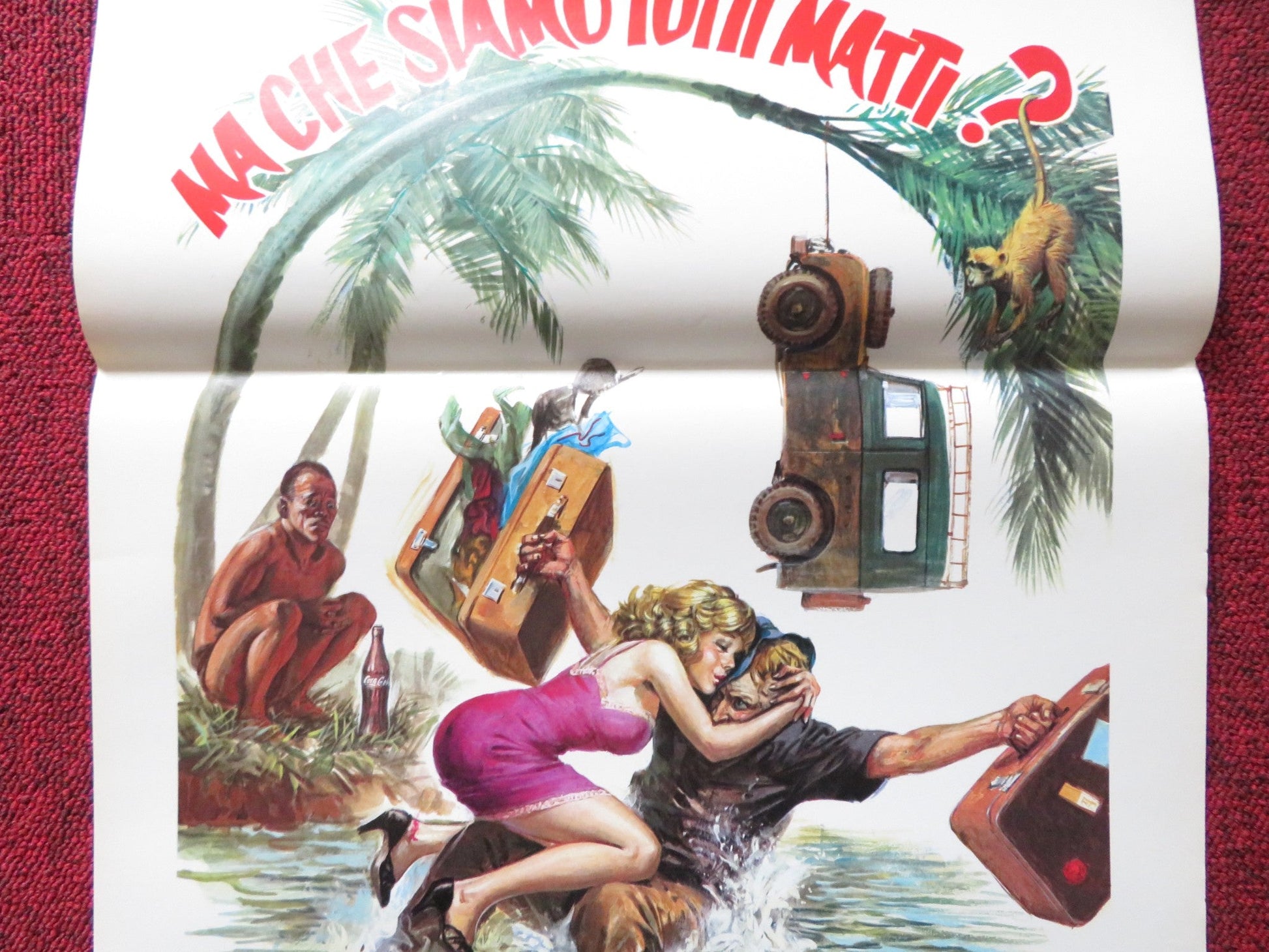 THE GODS MUST BE CRAZY - B ITALIAN LOCANDINA POSTER MARIUS WEYERS 1980 Rendezvous Cinema Movie posters