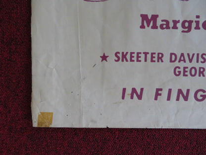 THE GOLD GUITAR FOLDED US ONE SHEET POSTER DEL REEVES ROY DRUSKY 1966 Rendezvous Cinema Movie posters