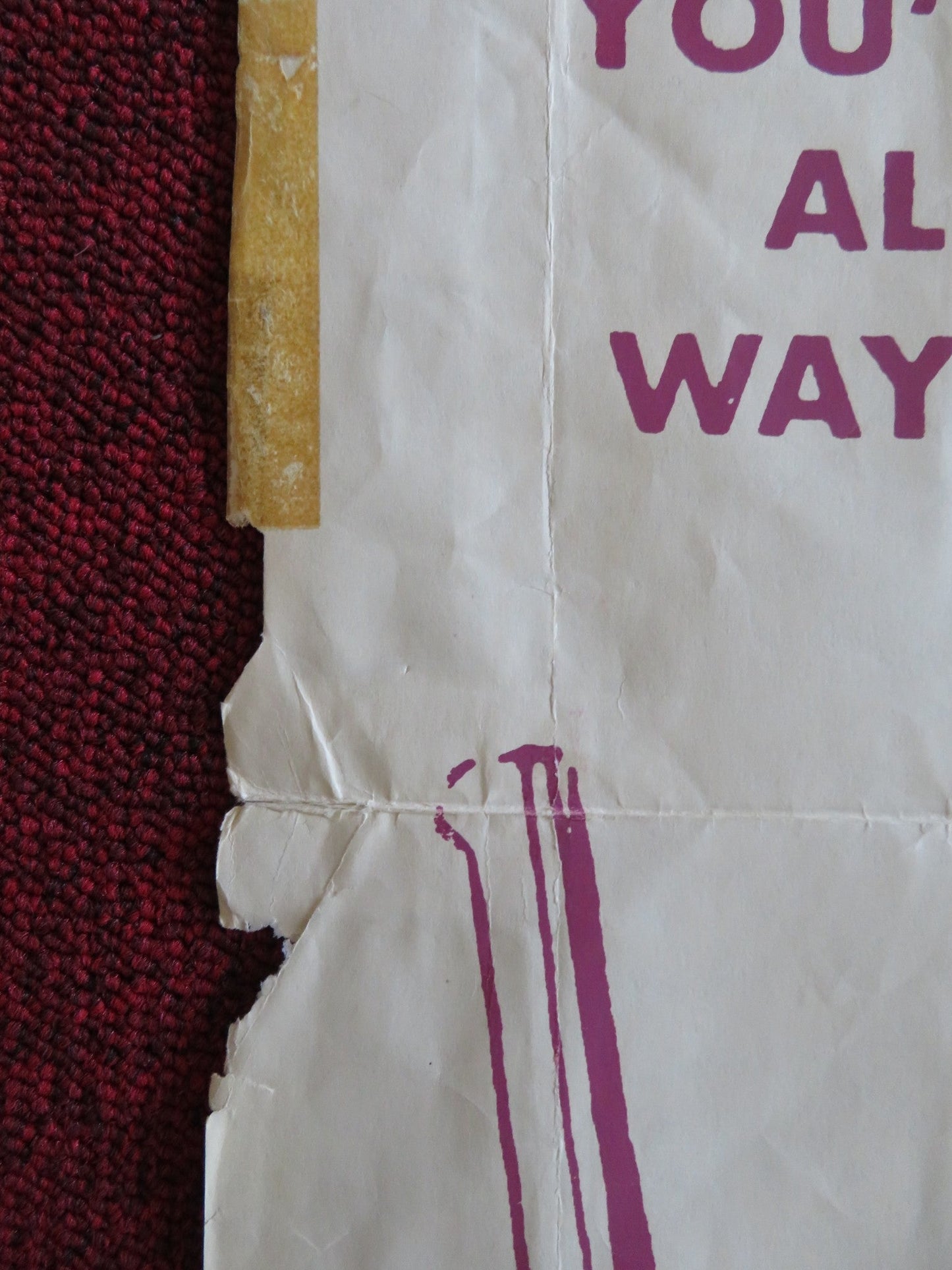 THE GOLD GUITAR FOLDED US ONE SHEET POSTER DEL REEVES ROY DRUSKY 1966 Rendezvous Cinema Movie posters