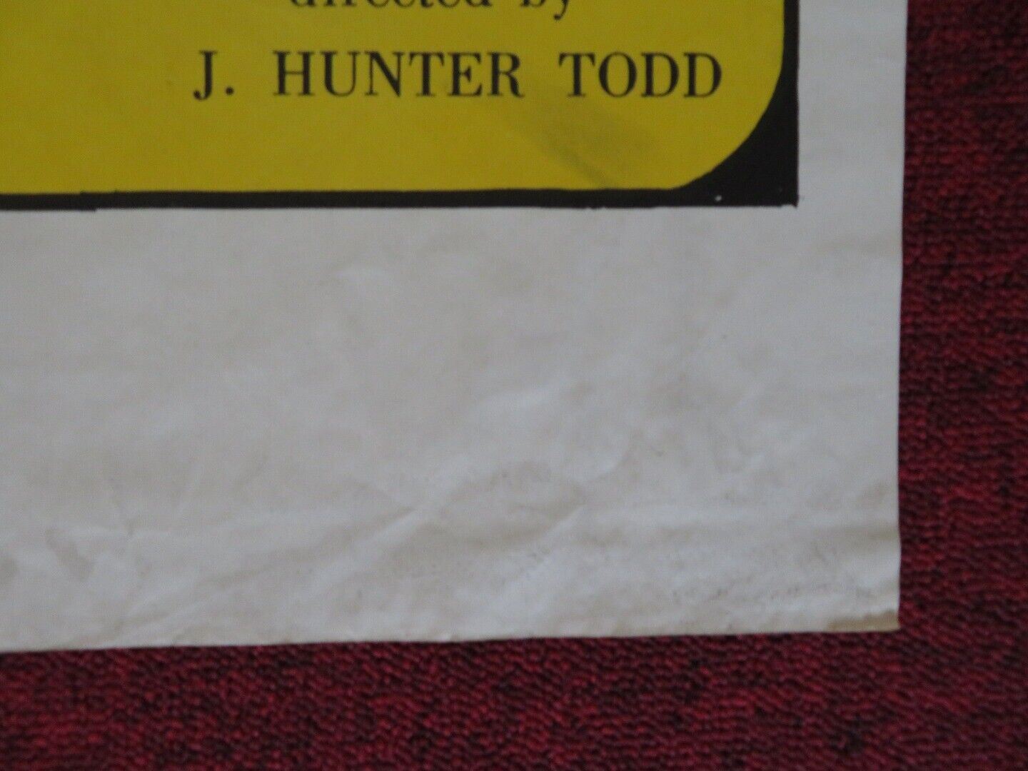 THE GOLD GUITAR ONE FOLDED US ONE SHEET POSTER DEL REEVES ROY DRUSKY 1966 Movie posters