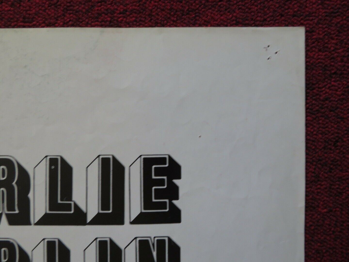 THE GOLD RUSH FOLDED US ONE SHEET POSTER CHARLES CHAPLIN 1973 - Rendezvous Cinema