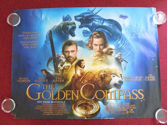 THE GOLDEN COMPASS QUAD (30"x 40") ROLLED POSTER NICOLE KIDMAN DANIEL CRAIG 2007 Rendezvous Cinema Movie posters