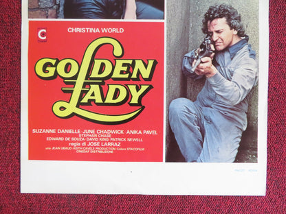 THE GOLDEN LADY ITALIAN LOCANDINA POSTER SUZANNE DANIELLE JUNE CHADWICK 1979 Rendezvous Cinema Movie posters