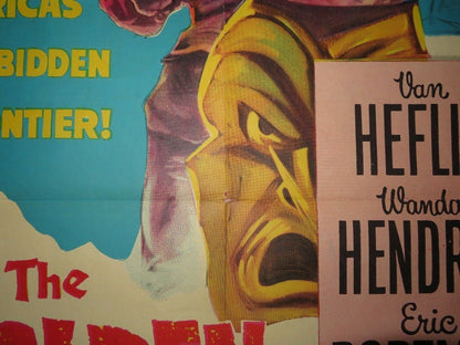 THE GOLDEN MASK US ONE SHEET POSTER VAN HEFLIN WANDA HENDRIX 1954 Movie posters