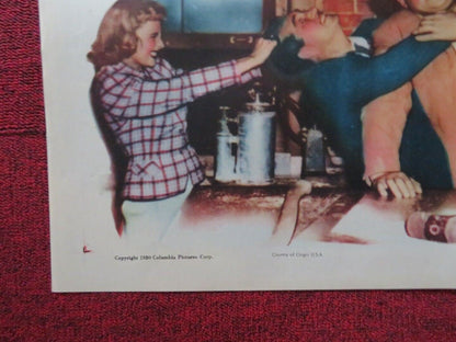 THE GOOD HUMOUR MAN FOLDED US ONE SHEET POSTER JACK CARSON LOLA ALBRIGHT 1950 Movie posters