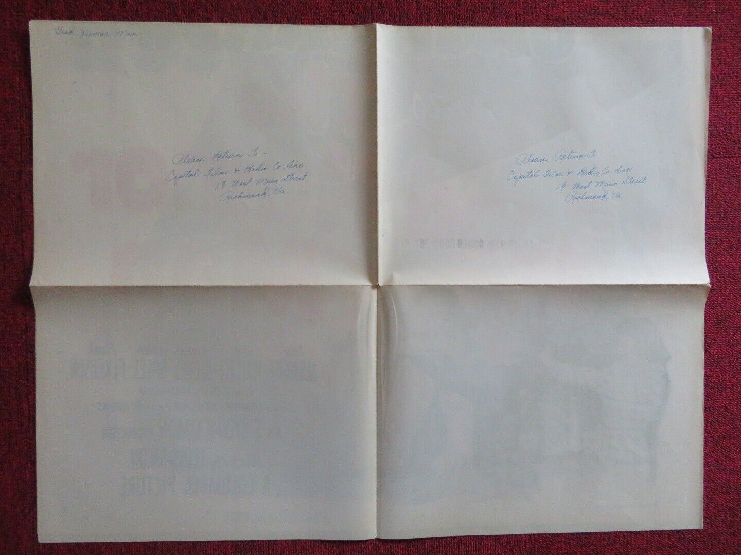 THE GOOD HUMOUR MAN FOLDED US ONE SHEET POSTER JACK CARSON LOLA ALBRIGHT 1950 Movie posters