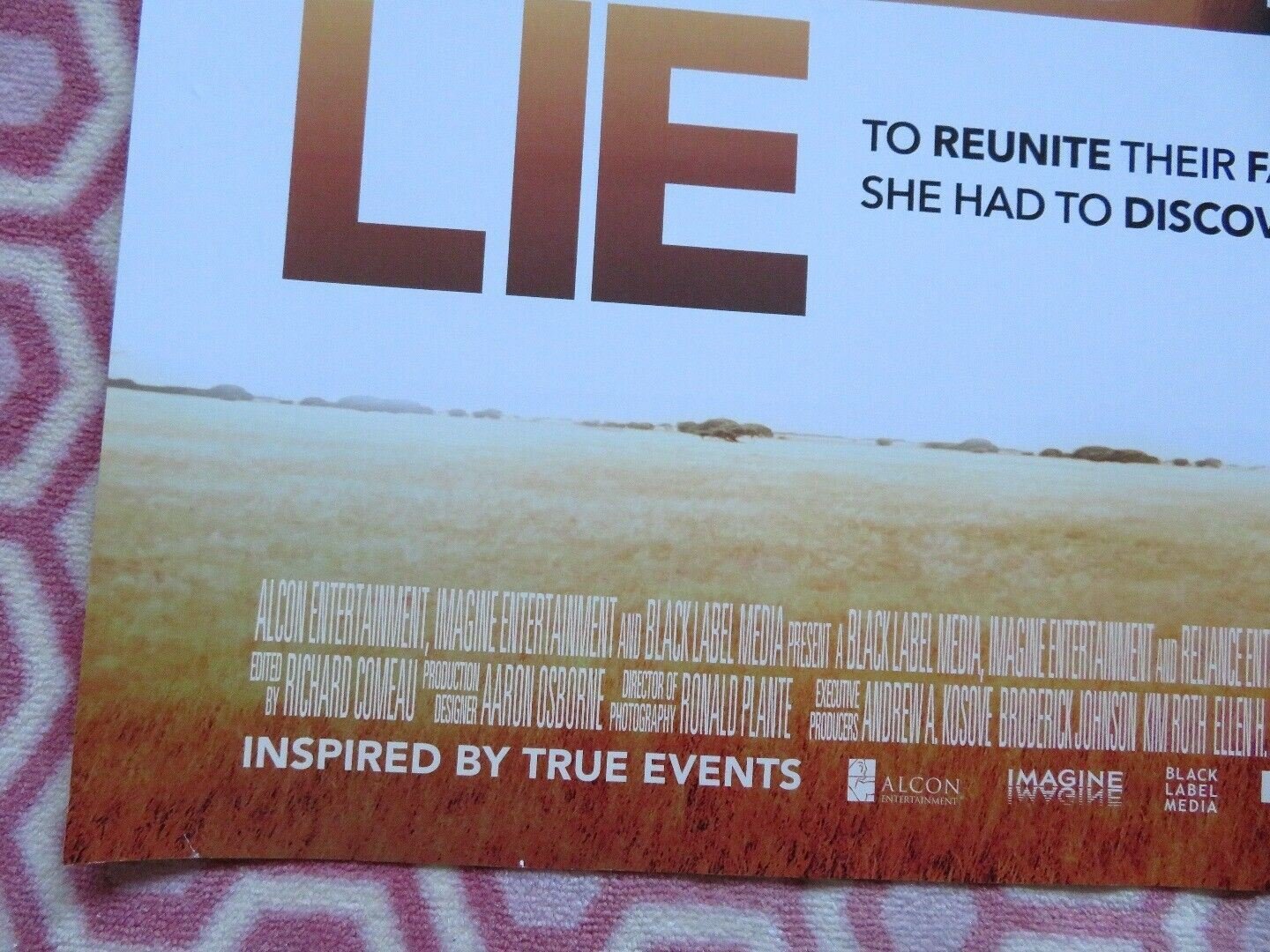 THE GOOD LIE QUAD (30"x 40") ROLLED POSTER REESE WITHERSPOON 2014 - Rendezvous Cinema