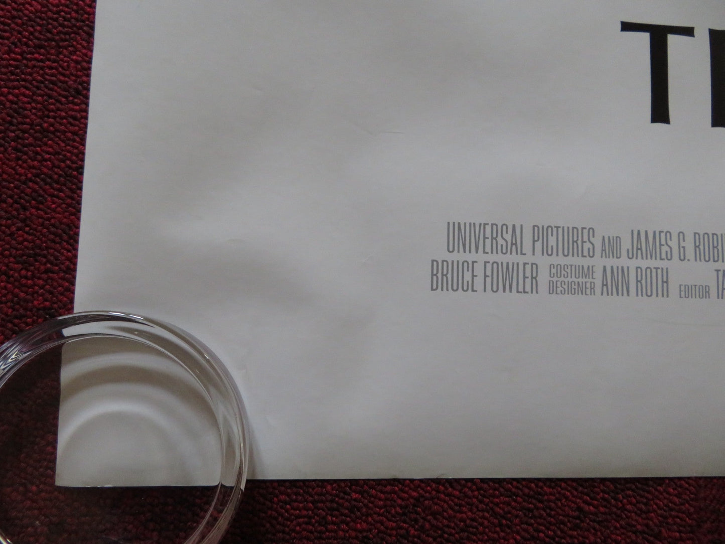 THE GOOD SHEPHERD UK QUAD (30"x 40") ROLLED POSTER MATT DAMON A. JOLIE 2006 Rendezvous Cinema Movie posters