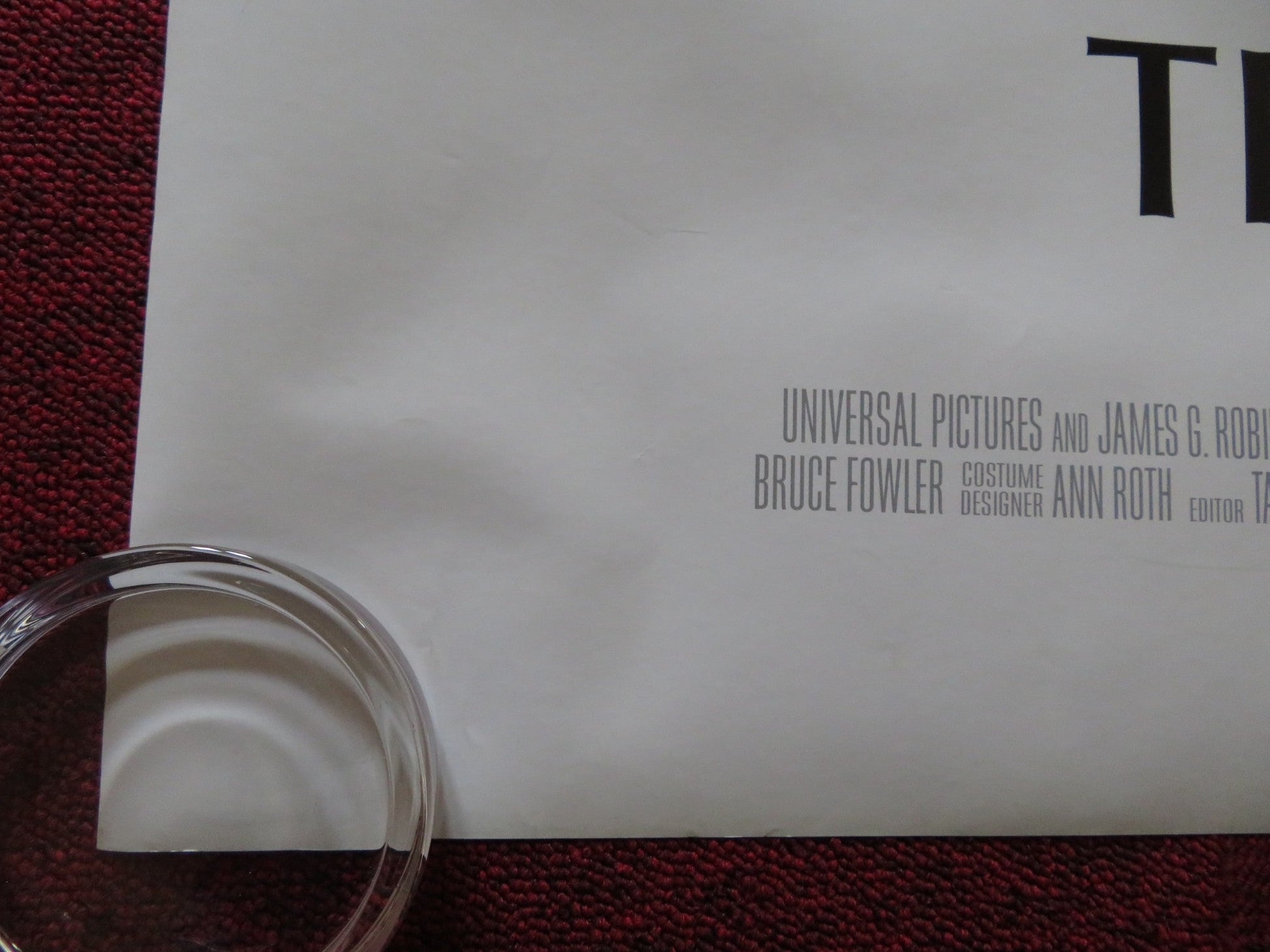 THE GOOD SHEPHERD UK QUAD (30"x 40") ROLLED POSTER MATT DAMON A. JOLIE 2006 Rendezvous Cinema Movie posters