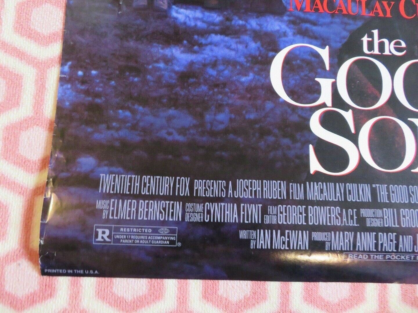 THE GOOD SON US ONE SHEET ROLLED POSTER MACAULAY CULKIN 1993 Movie posters
