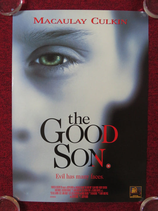 THE GOOD SON VHS POSTER MACAULAY CULKIN ELIJAH WOOD 1993 Rendezvous Cinema Movie posters