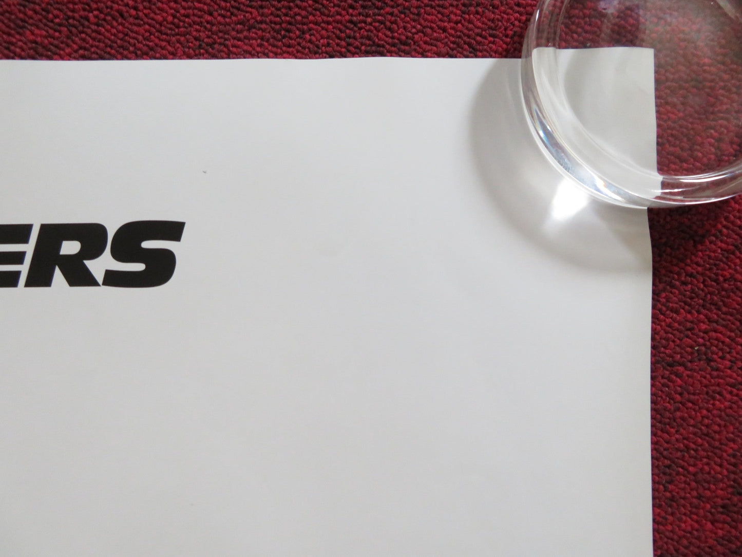 THE GOODS: LIVE HARD, SELL HARD UK QUAD (30"x 40") ROLLED POSTER J. PIVEN 2009 Rendezvous Cinema Movie posters