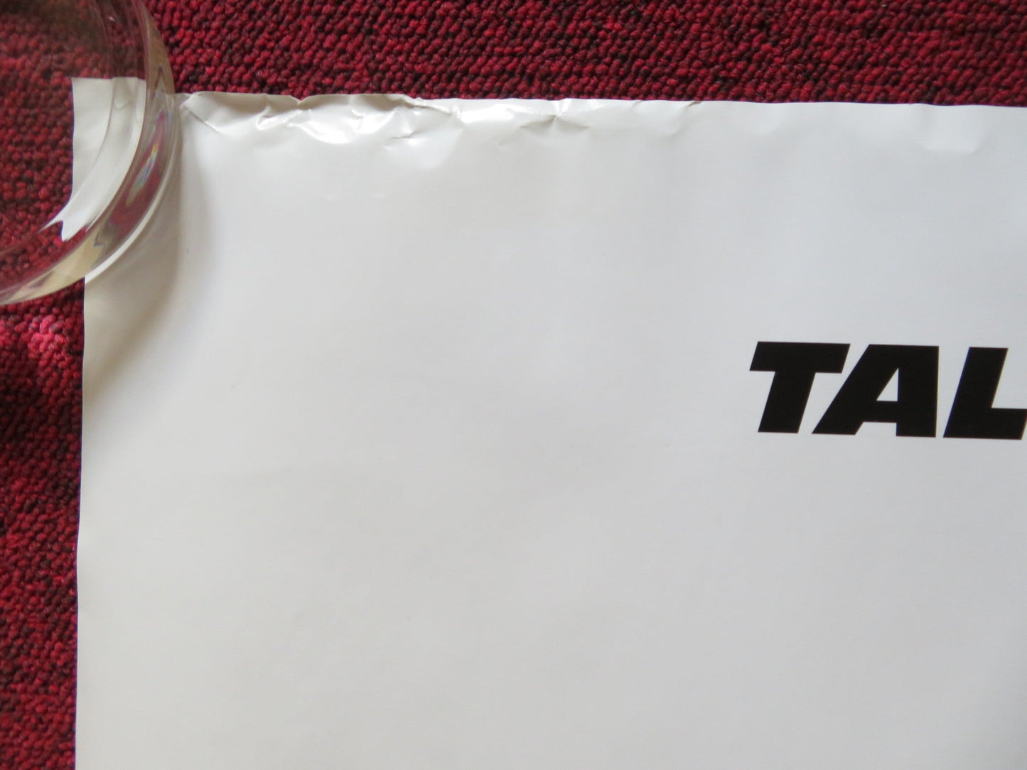 THE GOODS: LIVE HARD, SELL HARD UK QUAD (30"x 40") ROLLED POSTER J. PIVEN 2009 Rendezvous Cinema Movie posters