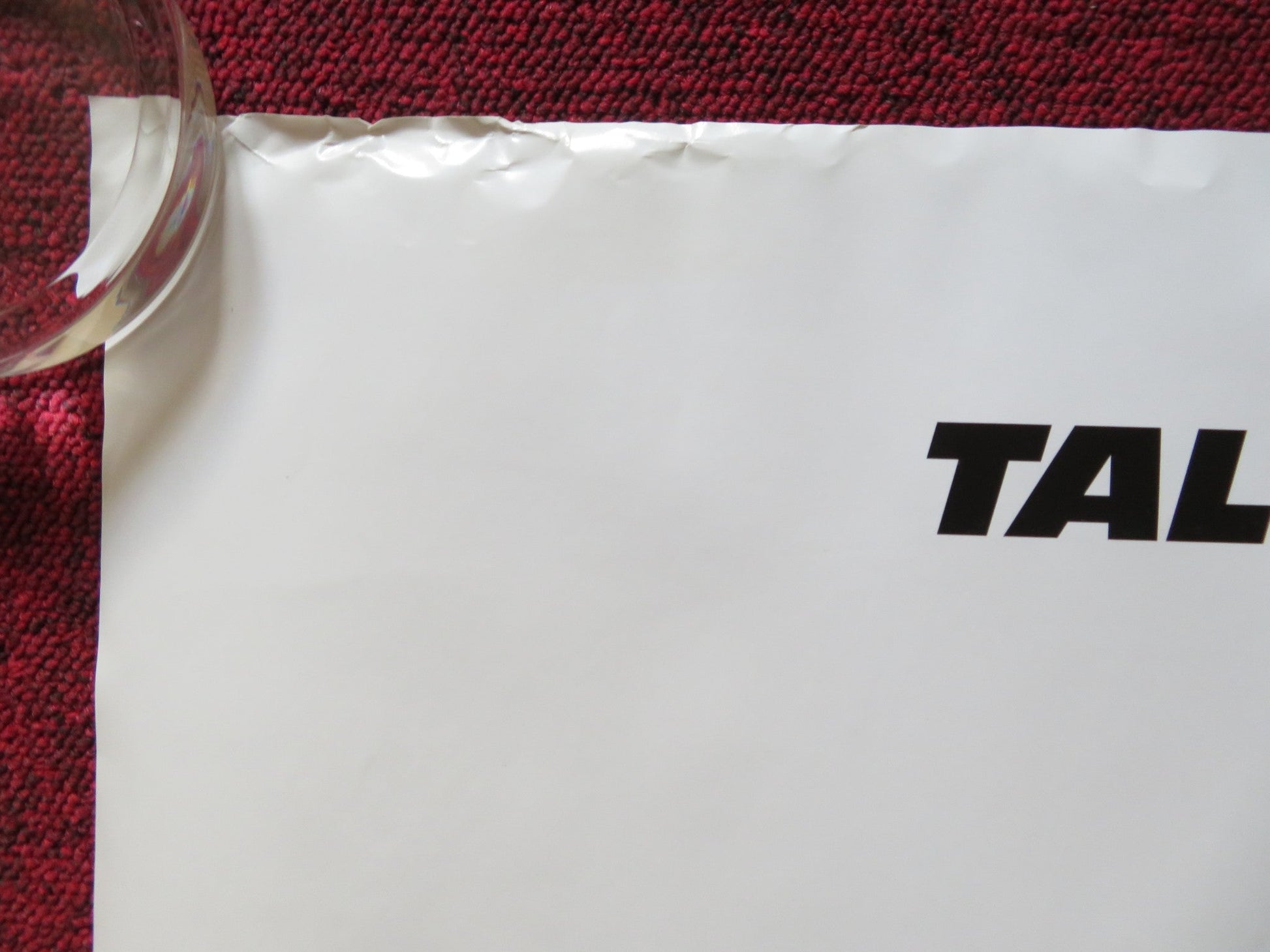 THE GOODS: LIVE HARD, SELL HARD UK QUAD (30"x 40") ROLLED POSTER J. PIVEN 2009 Rendezvous Cinema Movie posters