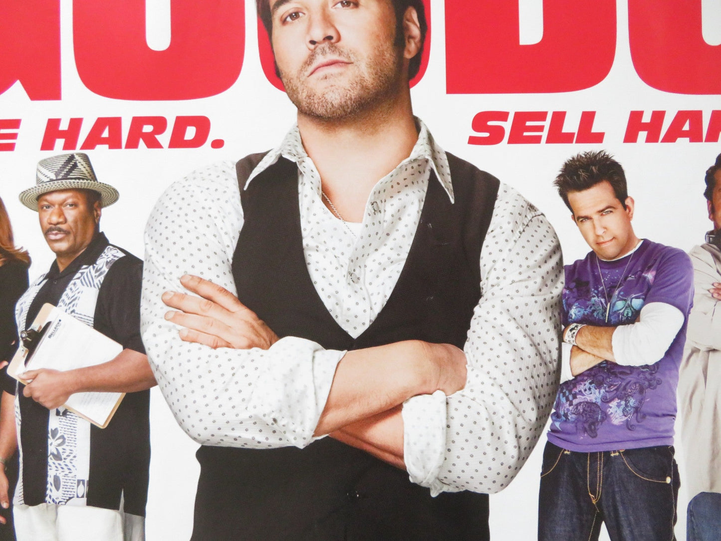 THE GOODS: LIVE HARD, SELL HARD UK QUAD (30"x 40") ROLLED POSTER J. PIVEN 2009 Rendezvous Cinema Movie posters