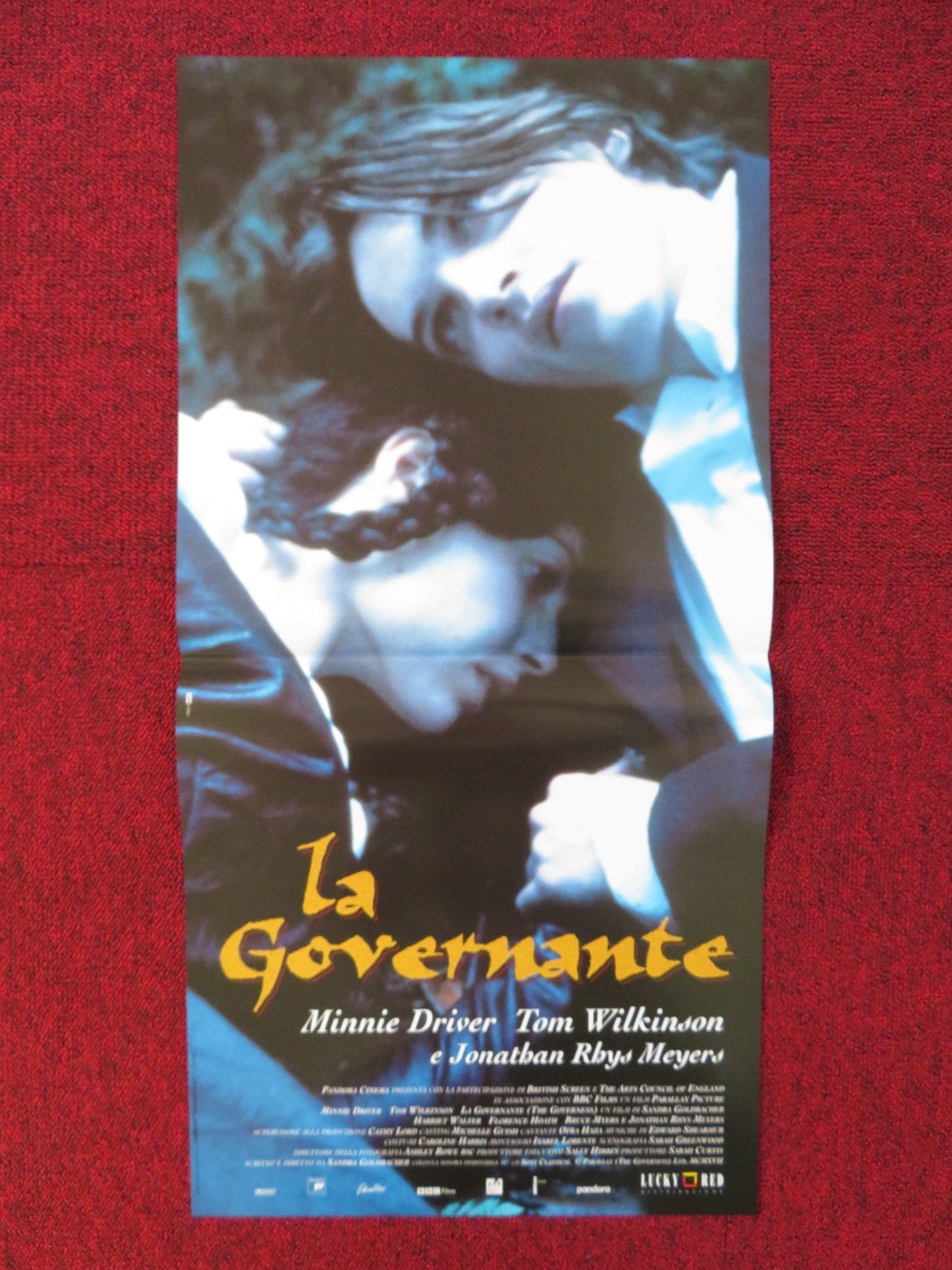 THE GOVERNESS ITALIAN LOCANDINA POSTER MINNIE DRIVER TOM WILKINSON 1998 Rendezvous Cinema Movie posters