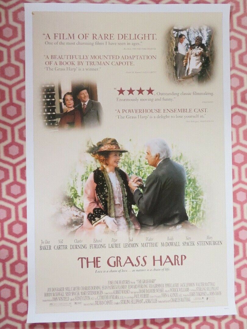 THE GRASS HARP US ONE SHEET ROLLED POSTER WALTER MATTHAU JACK LEMMON Movie posters