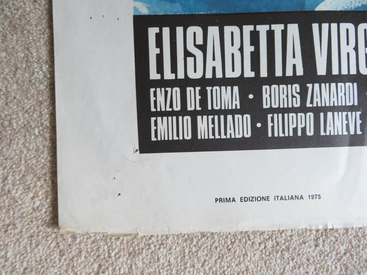 THE GREAT ADVENTURE ITALIAN 2 FOGLIO POSTER JACK PALLANCE JOAN COLLINS 1975 Rendezvous Cinema Movie posters