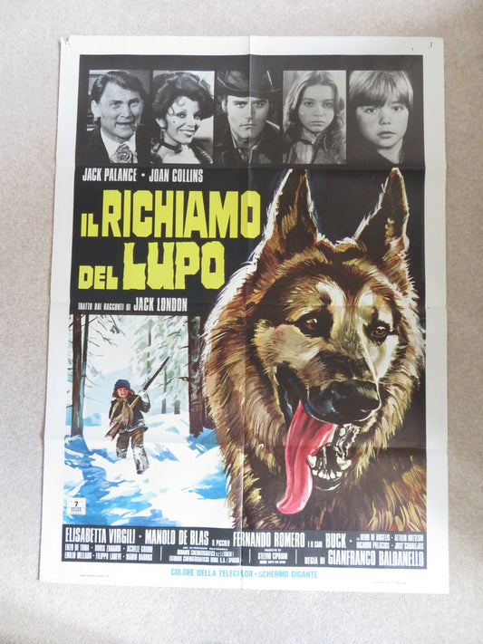 THE GREAT ADVENTURE ITALIAN 2 FOGLIO POSTER JACK PALLANCE JOAN COLLINS 1975 Rendezvous Cinema Movie posters