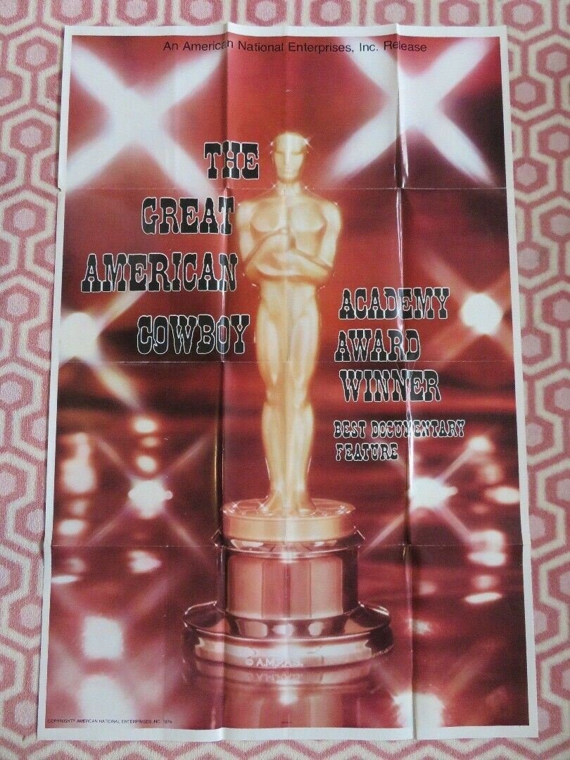 THE GREAT AMERICAN COWBOY US ONE SHEET POSTER KIETH MERRILL 1974 Movie posters
