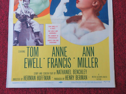 THE GREAT AMERICAN PASTIME US INSERT (14"x 36") POSTER TOM EWELL 1956 Movie posters