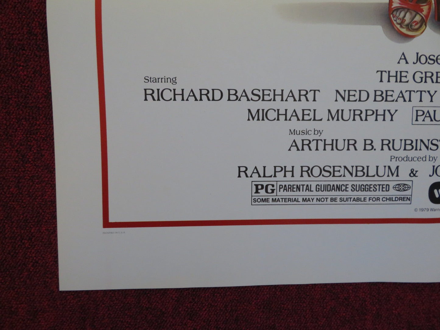 THE GREAT BANK HOAX FOLDED US ONE SHEET POSTER RICHARD BASEHEART NED BEATTY 1979 Rendezvous Cinema Movie posters