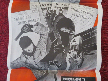 THE GREAT BRITISH TRAIN ROBBERY FOLDED AUSTRALIAN DAYBILL POSTER 1966 Movie posters