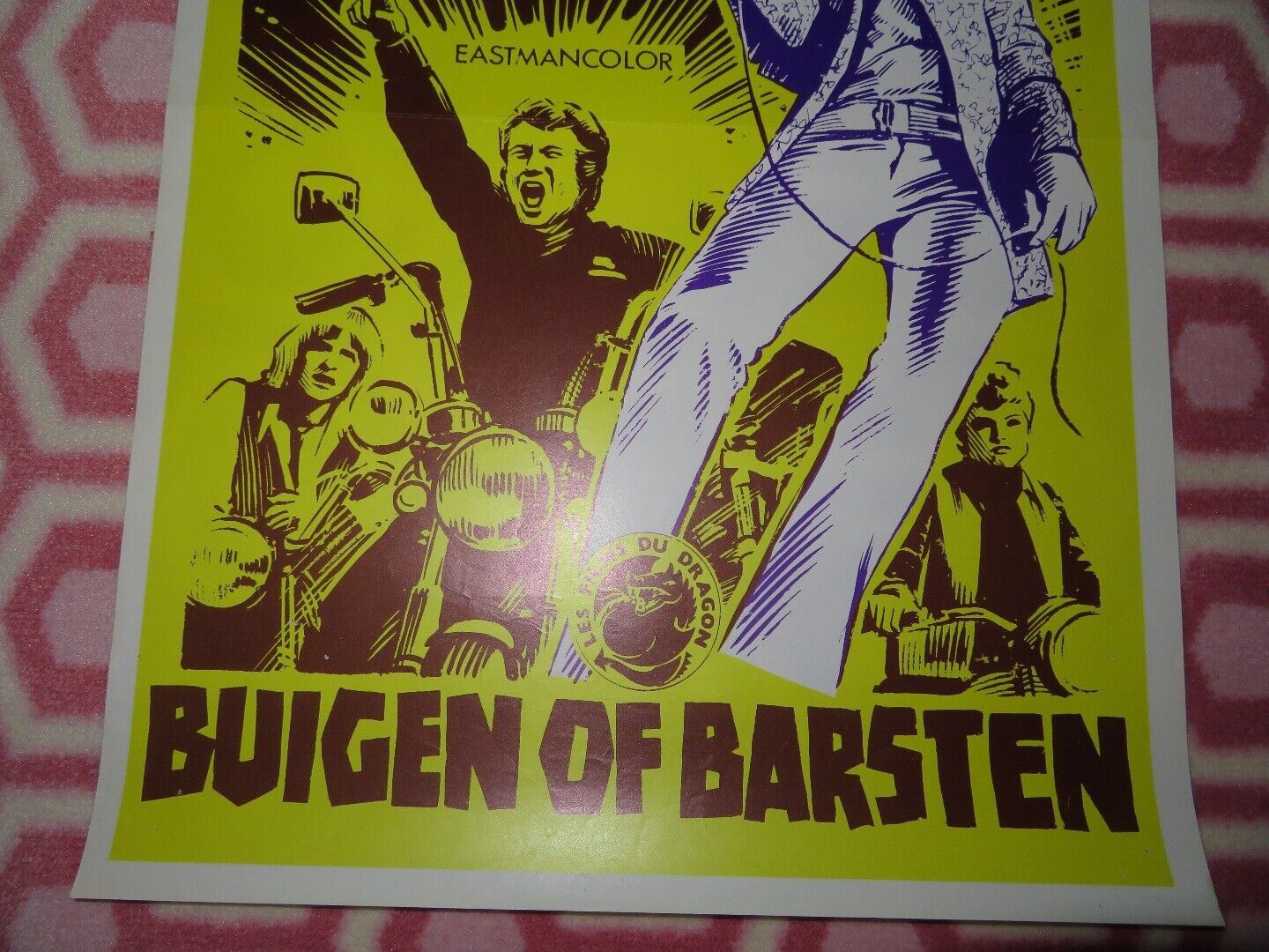 THE GREAT CHASE/ A TOUT CASSER BELGIUM (21"x 14") POSTER JOHNNY HALLYDAY 1968 Movie posters