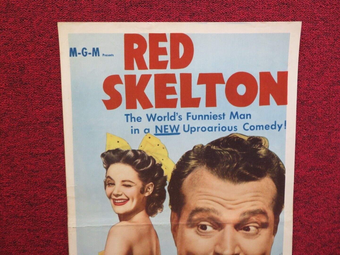 THE GREAT DIAMOND ROBBERY US INSERT (14"x 36") POSTER RED SKELTON 1953 - Rendezvous Cinema