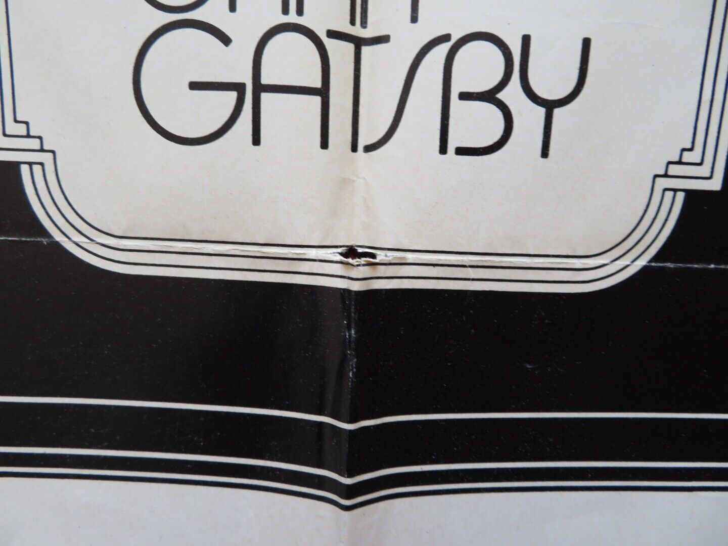 THE GREAT GATSBY FOLDED SPANISH ONE SHEET POSTER ROBERT REDFORD MIA FARROW Movie posters