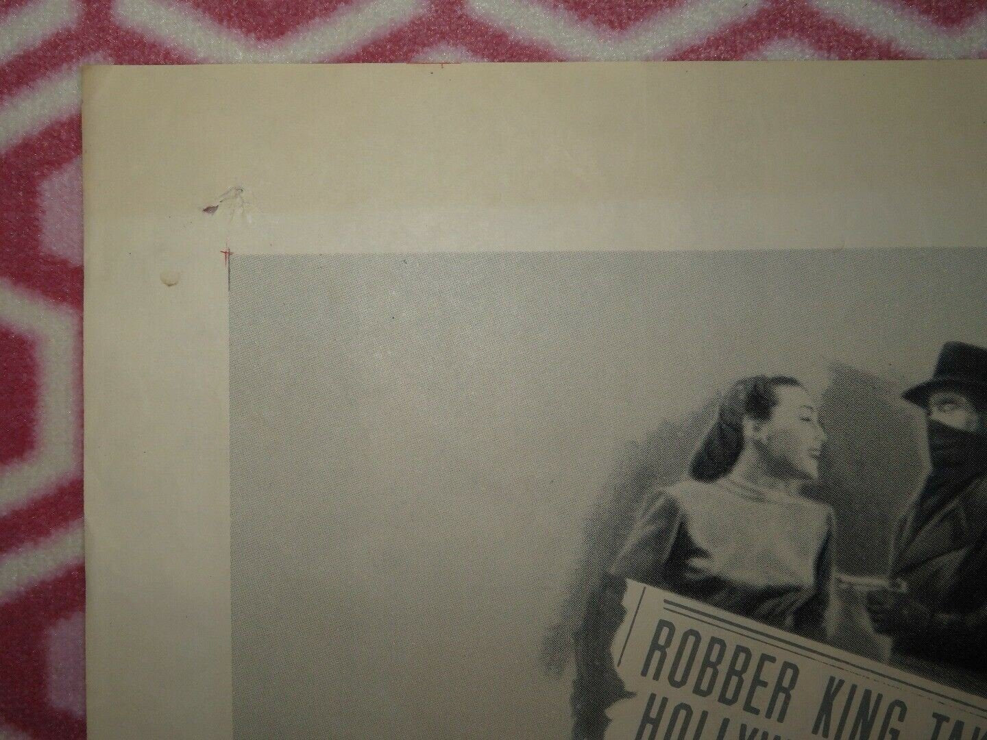 THE GREAT JEWEL ROBBER FOLDED US ONE SHEET POSTER DAVID BRIAN 1950 Movie posters