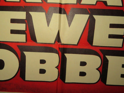 THE GREAT JEWEL ROBBER FOLDED US ONE SHEET POSTER DAVID BRIAN 1950 Movie posters