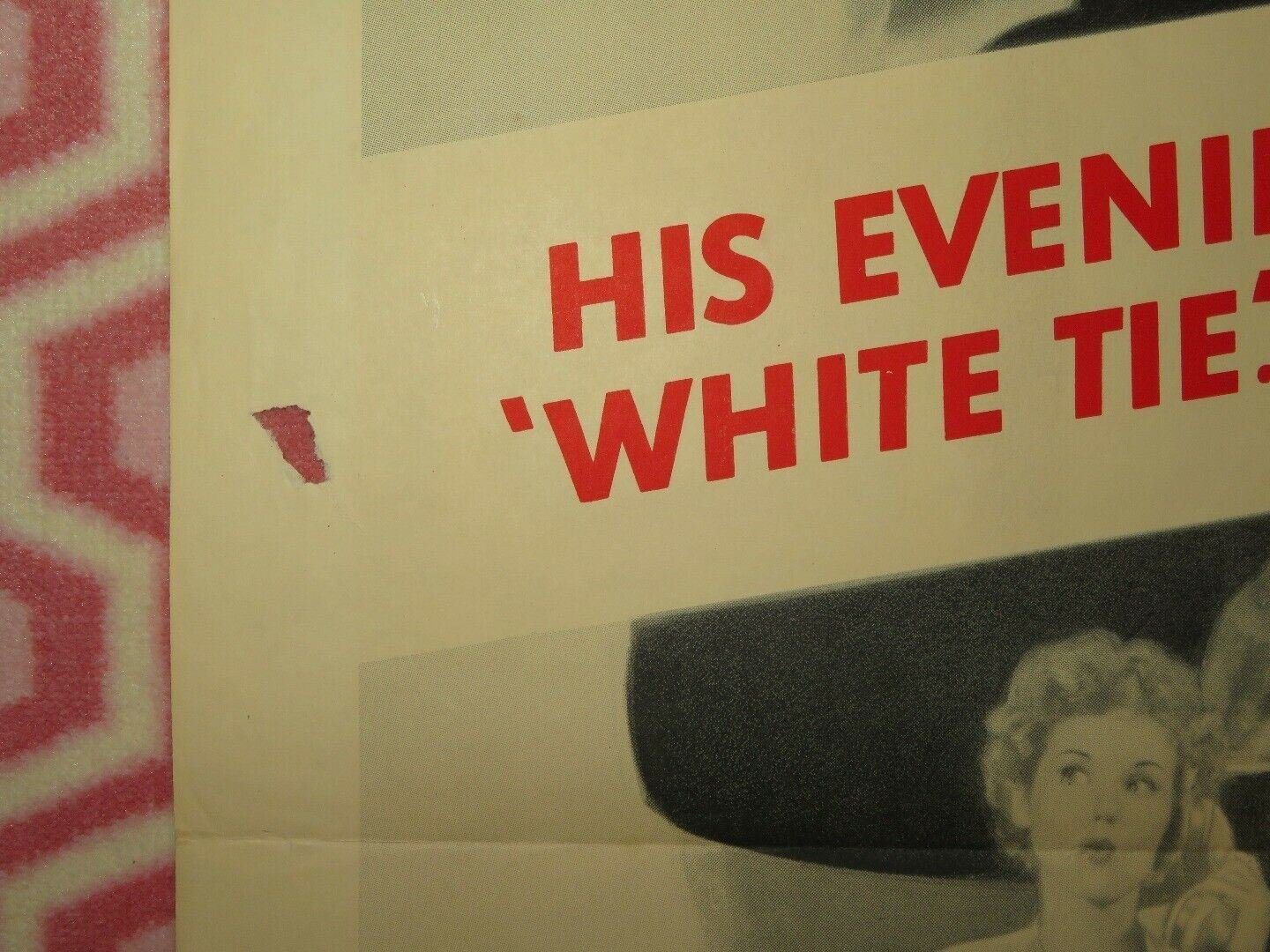 THE GREAT JEWEL ROBBER FOLDED US ONE SHEET POSTER DAVID BRIAN 1950 Movie posters