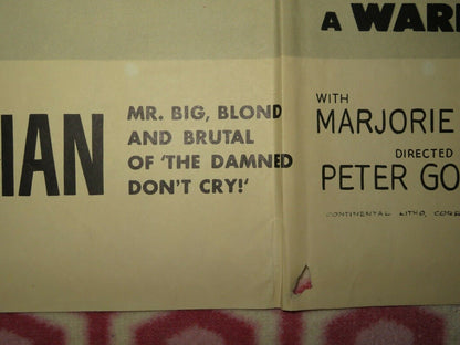 THE GREAT JEWEL ROBBER FOLDED US ONE SHEET POSTER DAVID BRIAN 1950 Movie posters