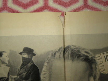 THE GREAT JEWEL ROBBER FOLDED US ONE SHEET POSTER DAVID BRIAN 1950 Movie posters