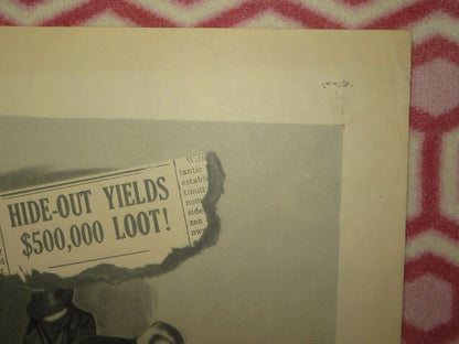 THE GREAT JEWEL ROBBER FOLDED US ONE SHEET POSTER DAVID BRIAN 1950 Movie posters