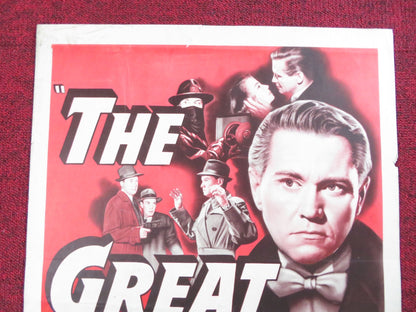 THE GREAT JEWEL ROBBER US INSERT (14"x 36") POSTER DAVID BRIAN MARJORIE 1950 Rendezvous Cinema Movie posters