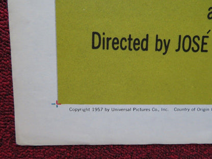 THE GREAT MAN FOLDED US ONE SHEET POSTER JOSE FERRER DEAN JAGGER 1957 Movie posters