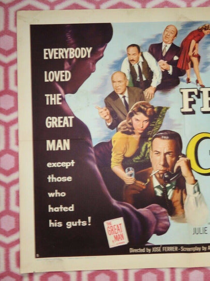 THE GREAT MAN US HALF SHEET (22"x 28") POSTER KEENAN WYNN DEAN JAGGER 1956 Movie posters