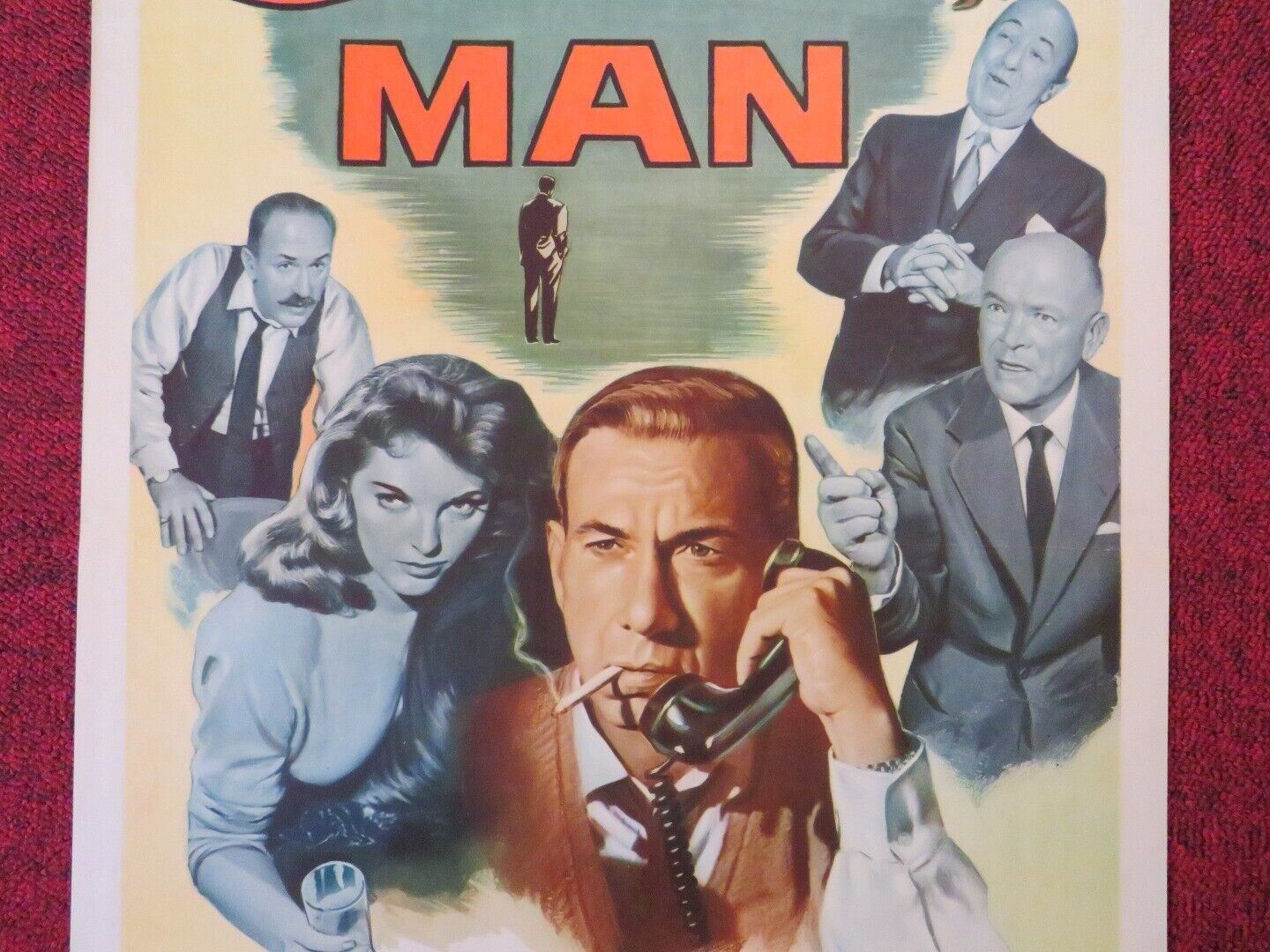 THE GREAT MAN US INSERT (14"x 36") POSTER JOSE FERRER DEAN JAGGER 1956 Movie posters