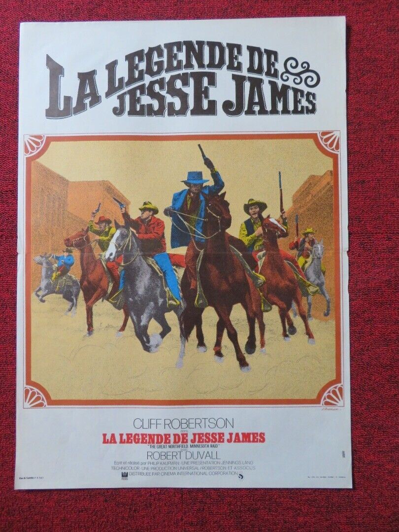 THE GREAT NORTHFIELD MINNESOTA RAID FRENCH (16"x 22.5") POSTER ROBERT DUVALL - Rendezvous Cinema