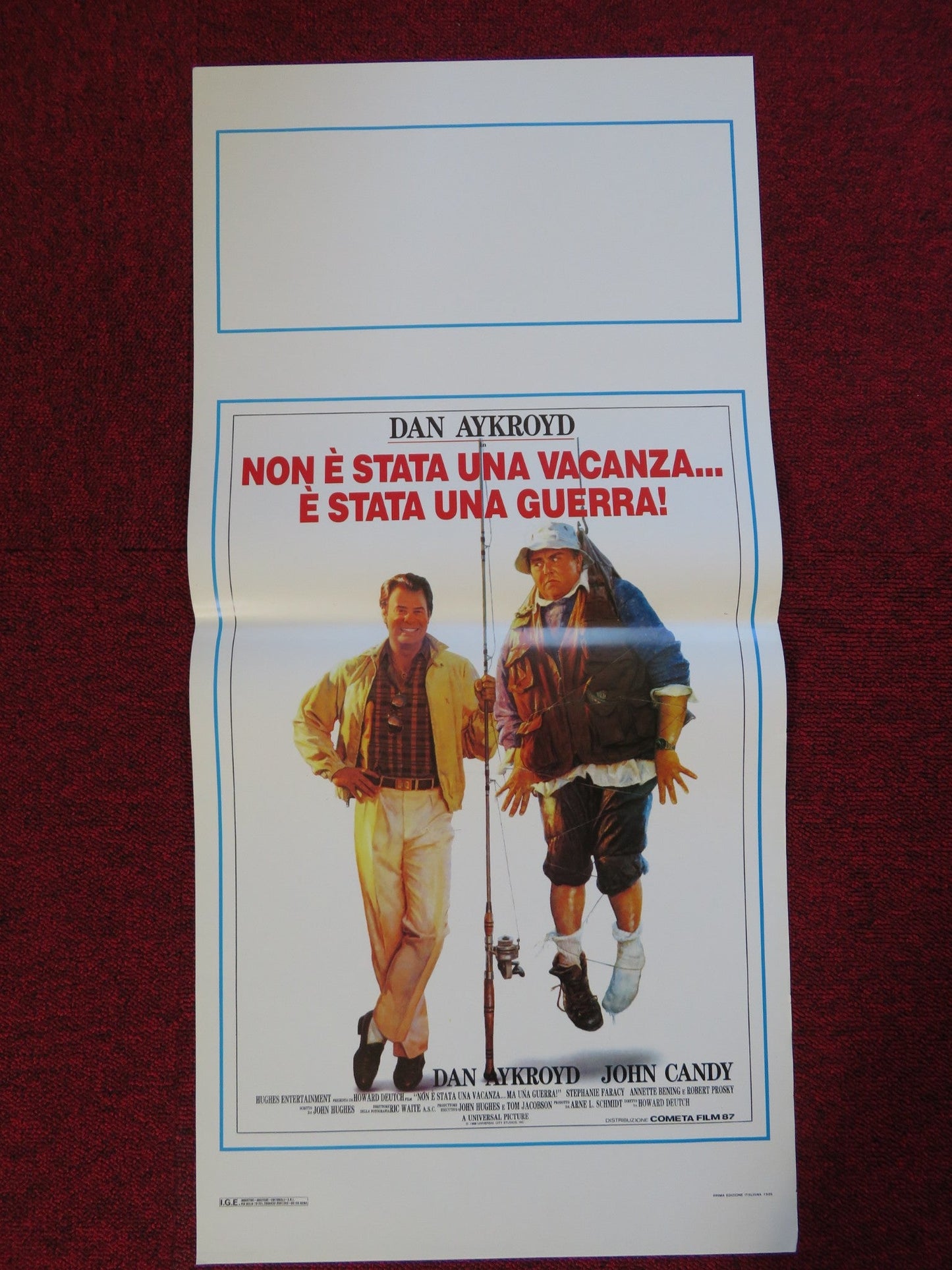 THE GREAT OUTDOORS ITALIAN LOCANDINA (27.5"x13") POSTER DAN AYKROYD CANDY 1989 Rendezvous Cinema Movie posters