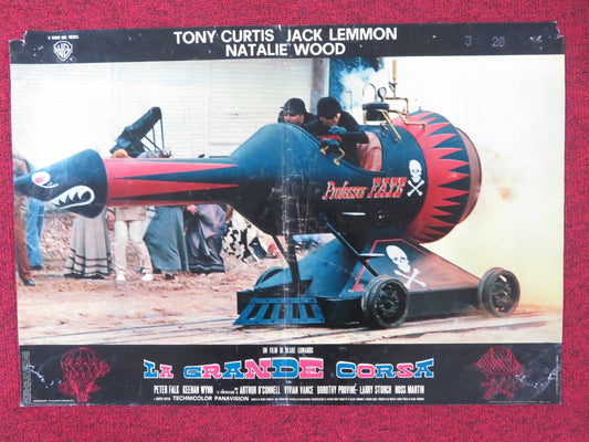 THE GREAT RACE - E ITALIAN FOTOBUSTA POSTER TONY CURTIS JACK LEMMON 1965 Rendezvous Cinema Movie posters