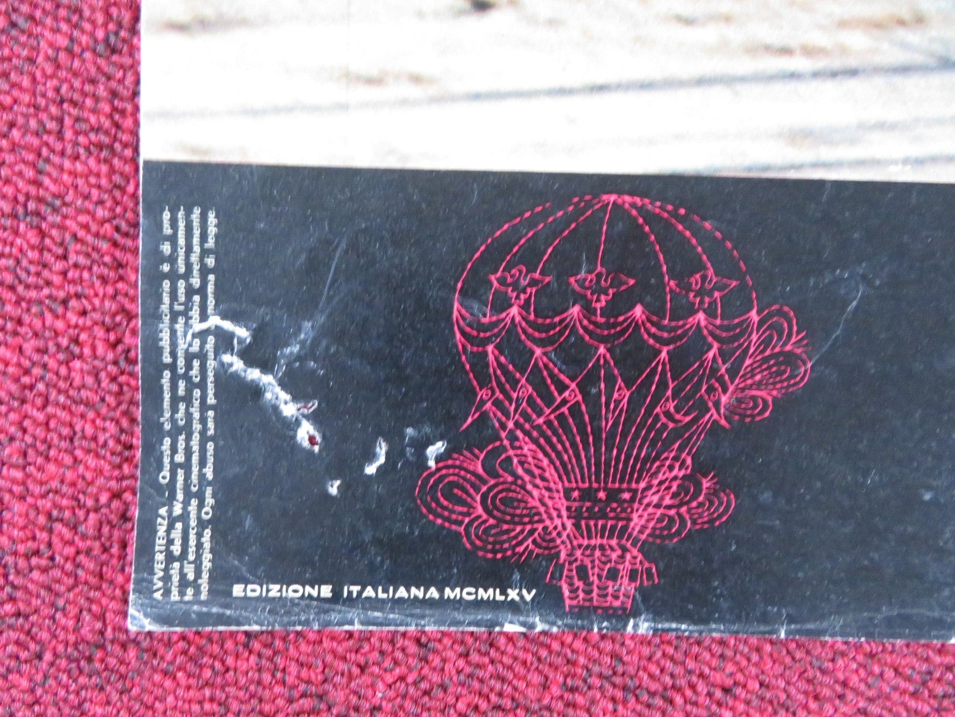 THE GREAT RACE - E ITALIAN FOTOBUSTA POSTER TONY CURTIS JACK LEMMON 1965 Rendezvous Cinema Movie posters