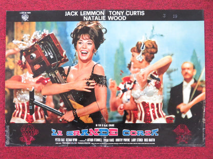 THE GREAT RACE - I ITALIAN FOTOBUSTA POSTER TONY CURTIS JACK LEMMON 1965 Rendezvous Cinema Movie posters