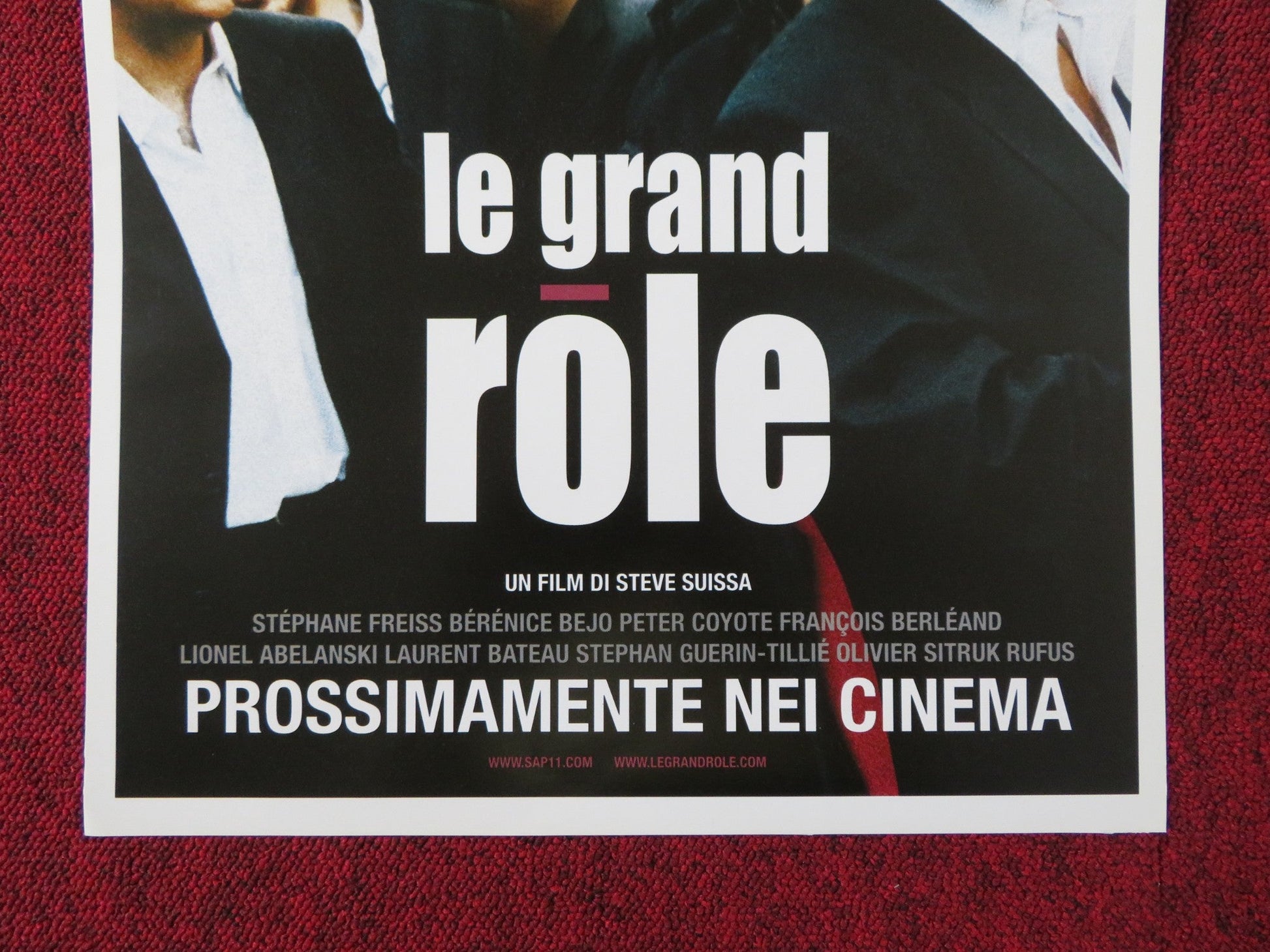 THE GREAT ROLE ITALIAN LOCANDINA POSTER STEPHANE FREISS BERENICE BEJO 2004 Rendezvous Cinema Movie posters