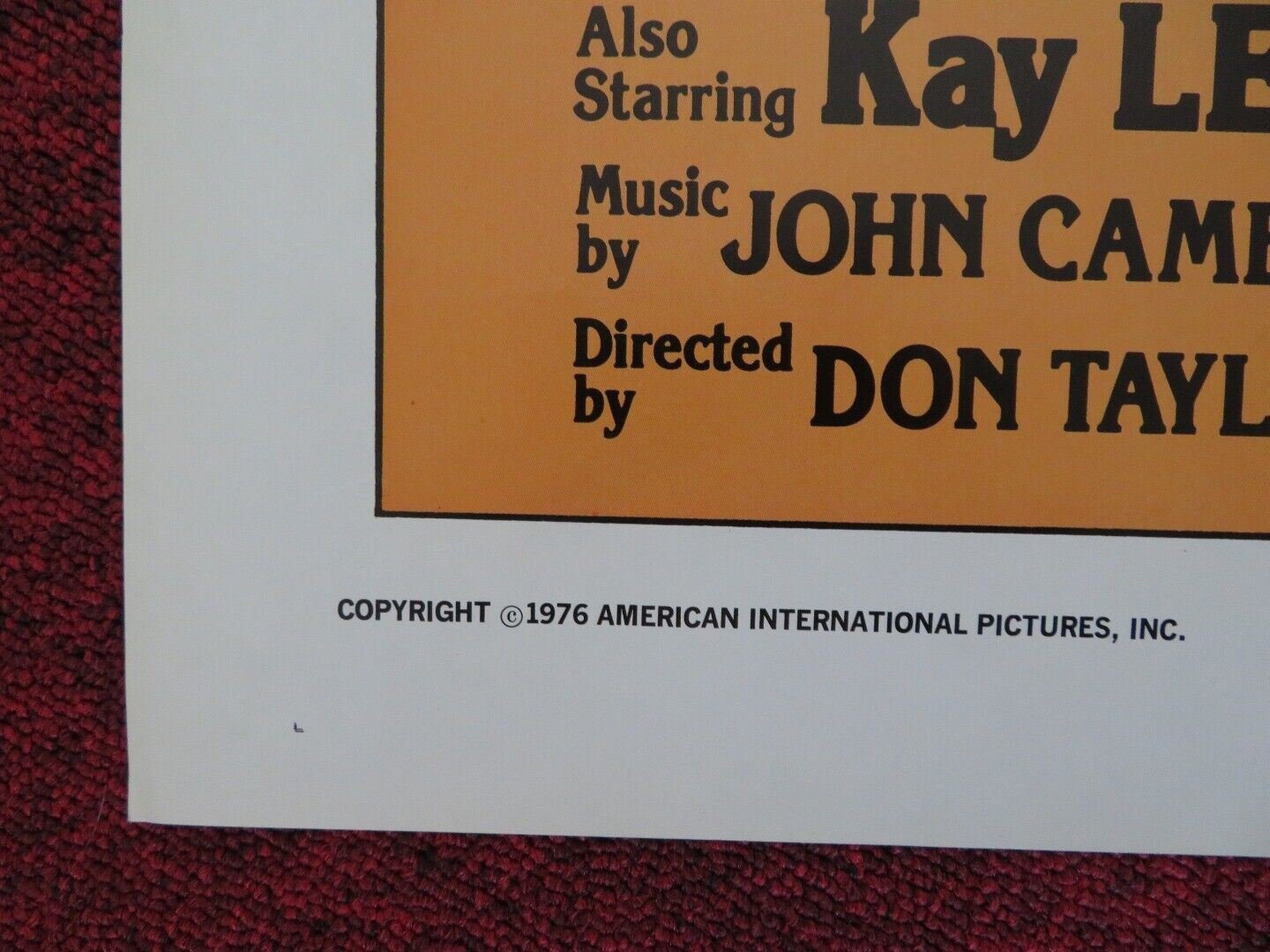 THE GREAT SCOUT AND CATHOUSE THURSDAY FOLDED US ONE SHEET POSTER OLIVER REED '76 Movie posters